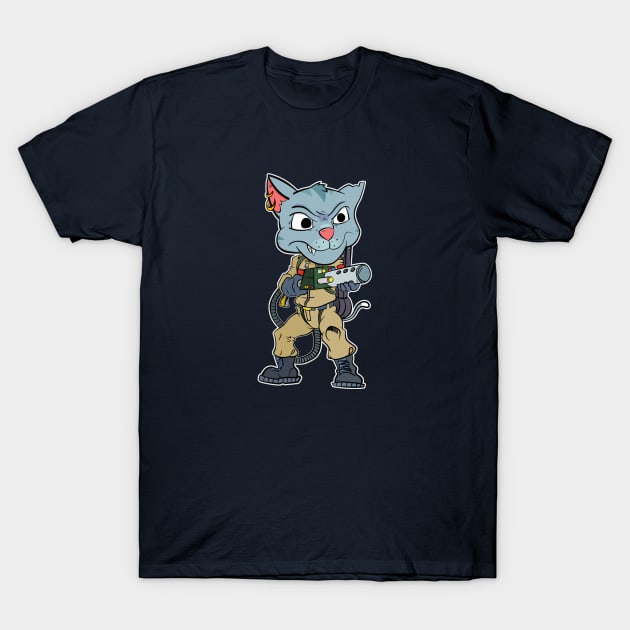 Catbuster T-Shirt by EddieMan